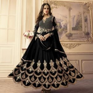 Readymade Indian georgette embroidery party dress for women
