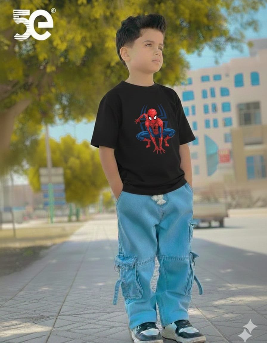 Boys Denim Pant and T-Shirt Set for Kids