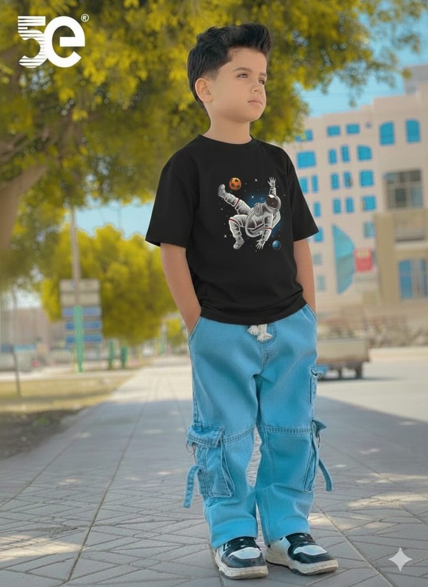 Boys Denim Pant and T-Shirt Set for Kids