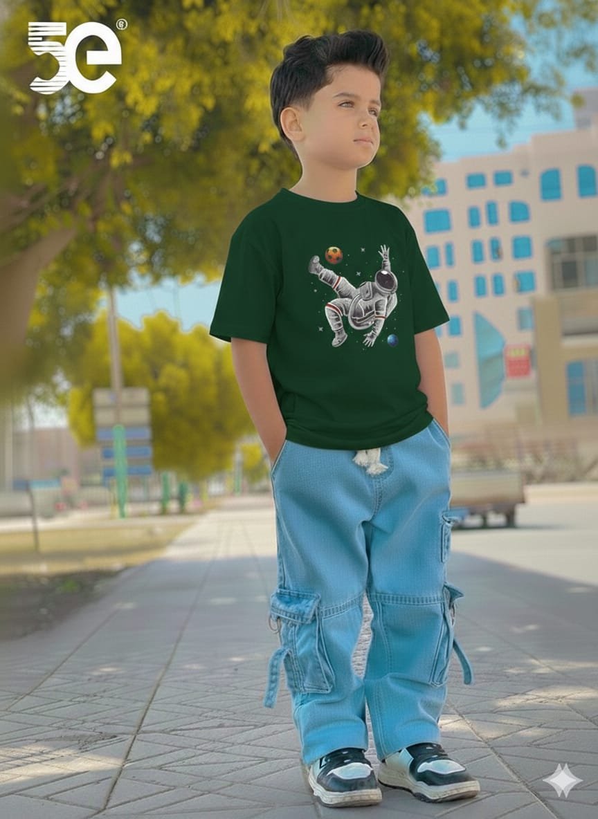 Boys Denim Pant and T-Shirt Set for Kids