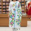 VIP cotton voile block print three piece for women