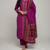 VIP cotton voile block print three piece for women