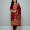 VIP cotton voile block print three piece for women