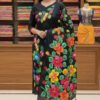 VIP cotton voile block print three piece for women