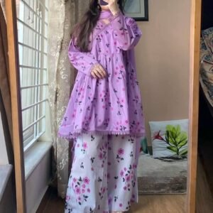 প্রিমিয়াম কটন প্রিন্টেড থ্রিপিস