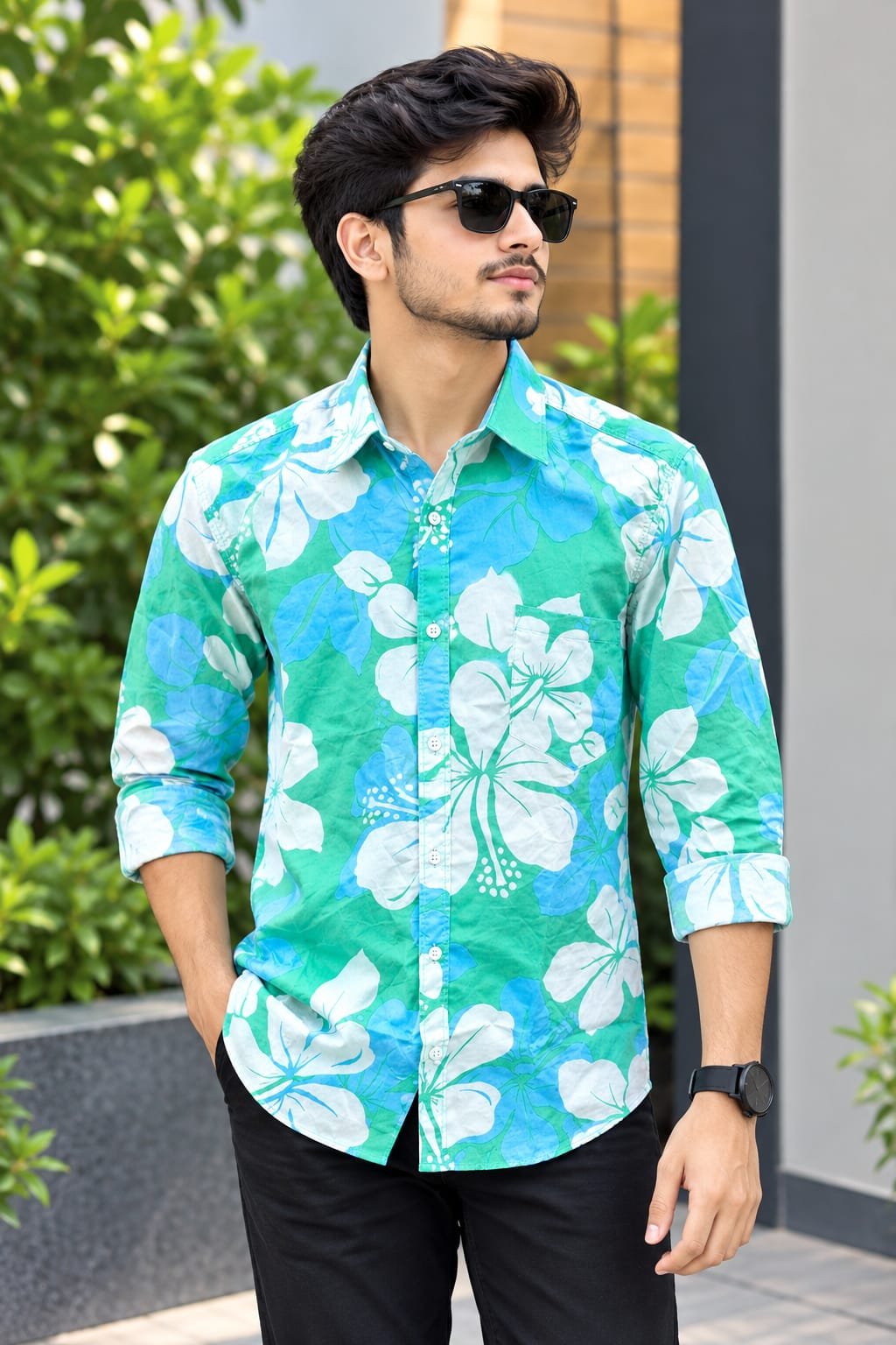 প্রিমিয়াম কটন ফুল স্লিভ প্রিন্ট শার্ট - ছবি 5
